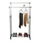 Simplify Double Tier Adjustable Height Rolling Garment Rack 27111 - alternate 4